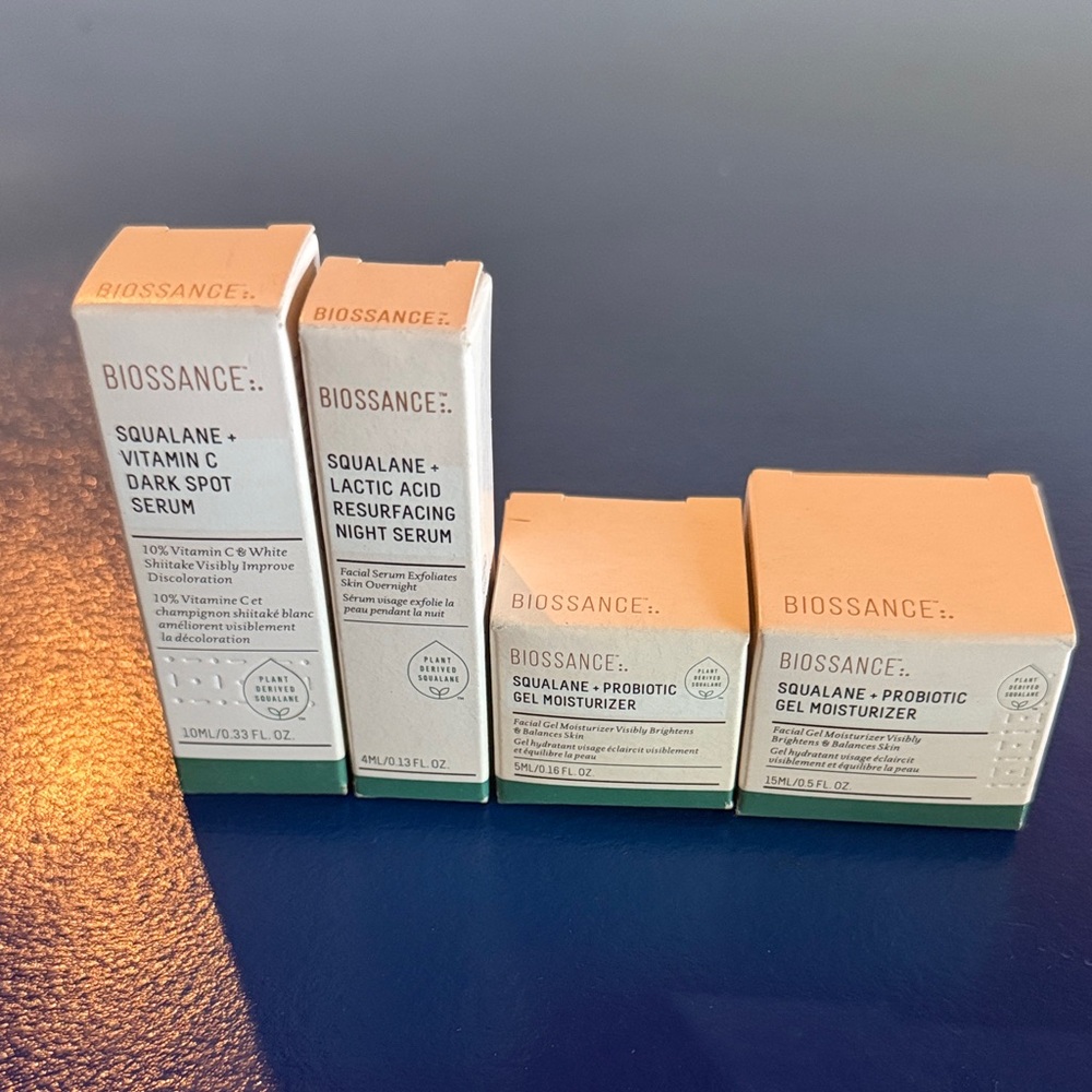 Biossance Skincare Serum & Moisturizer Set